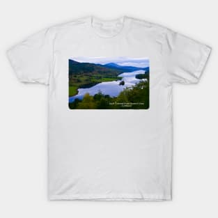 Loch Tummel from Queen's View, Perthshire, Scotland T-Shirt